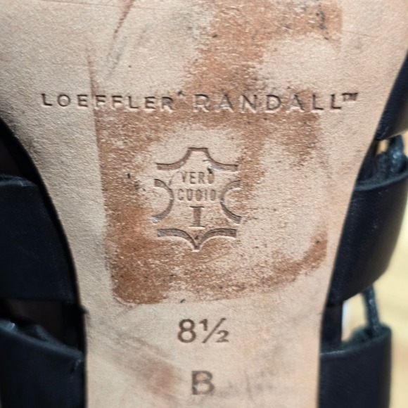 Loeffler Randall Womens Leather Lace Up Tassel Heels Black‎ Size 8.5B - Picture 5 of 11